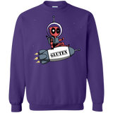 Sweatshirts Purple / S Gluten No More Crewneck Sweatshirt