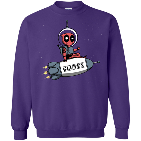 Sweatshirts Purple / S Gluten No More Crewneck Sweatshirt