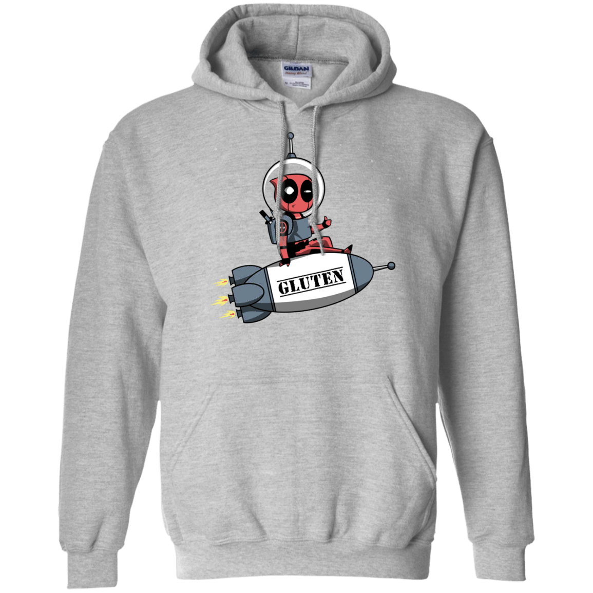 Sweatshirts Sport Grey / S Gluten No More Pullover Hoodie