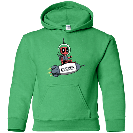 Sweatshirts Irish Green / YS Gluten No More Youth Hoodie