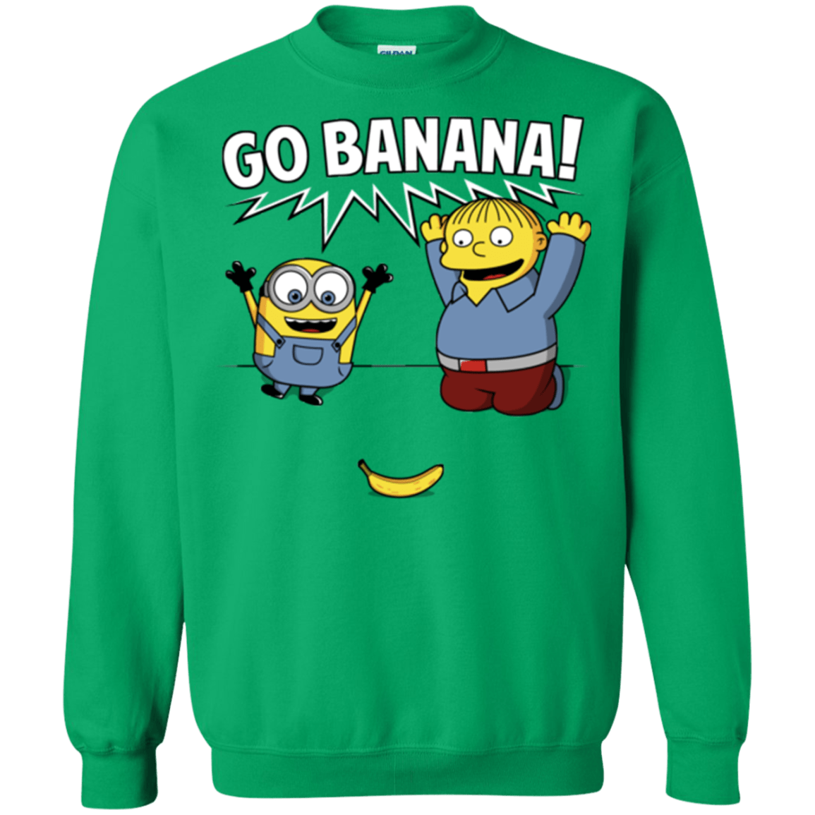 Sweatshirts Irish Green / S Go Banana! Crewneck Sweatshirt