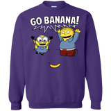 Sweatshirts Purple / S Go Banana! Crewneck Sweatshirt