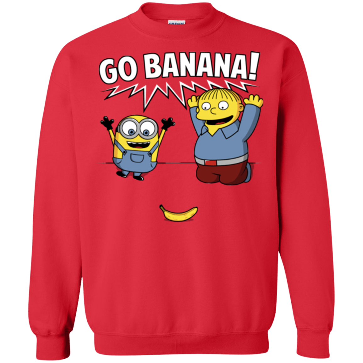 Sweatshirts Red / S Go Banana! Crewneck Sweatshirt
