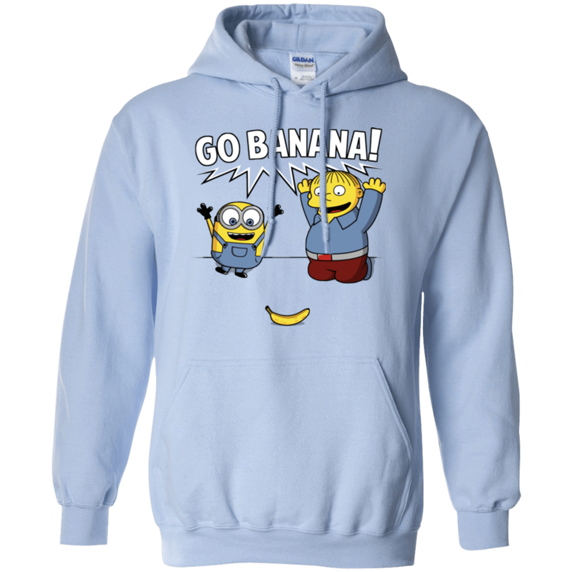 Sweatshirts Light Blue / S Go Banana! Pullover Hoodie