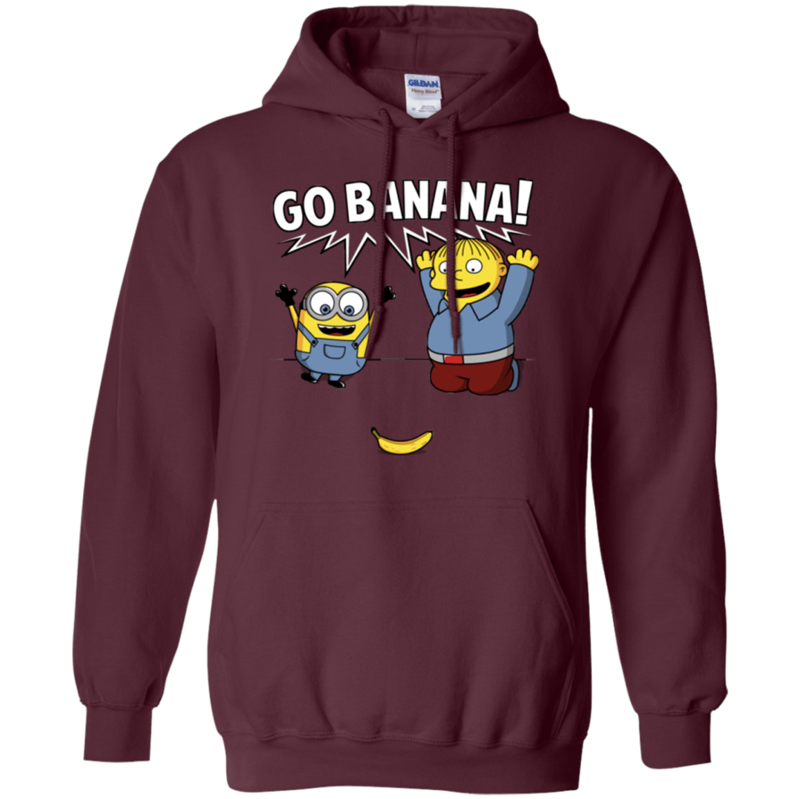 Sweatshirts Maroon / S Go Banana! Pullover Hoodie