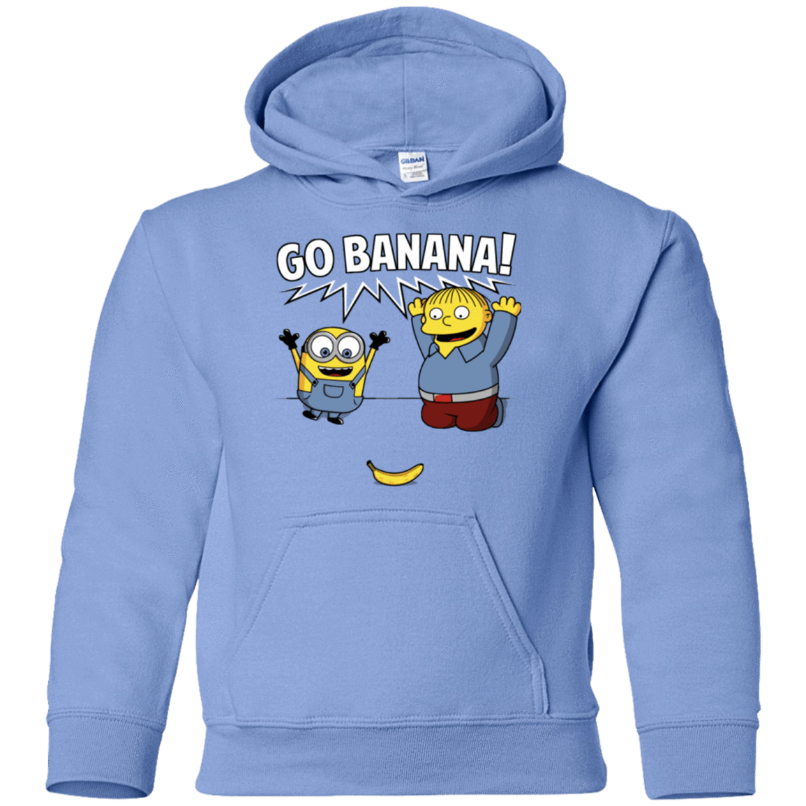 Sweatshirts Carolina Blue / YS Go Banana! Youth Hoodie