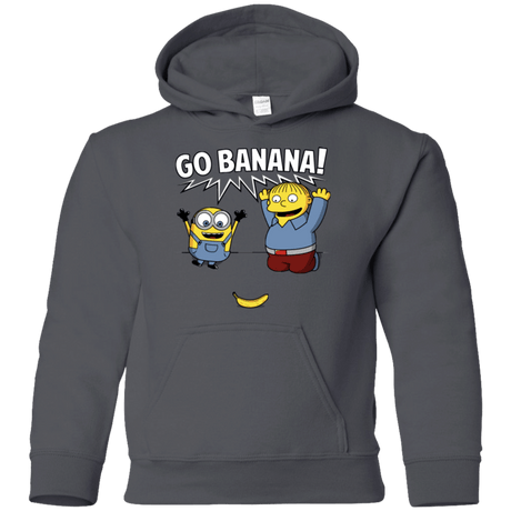 Sweatshirts Charcoal / YS Go Banana! Youth Hoodie