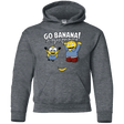 Sweatshirts Dark Heather / YS Go Banana! Youth Hoodie