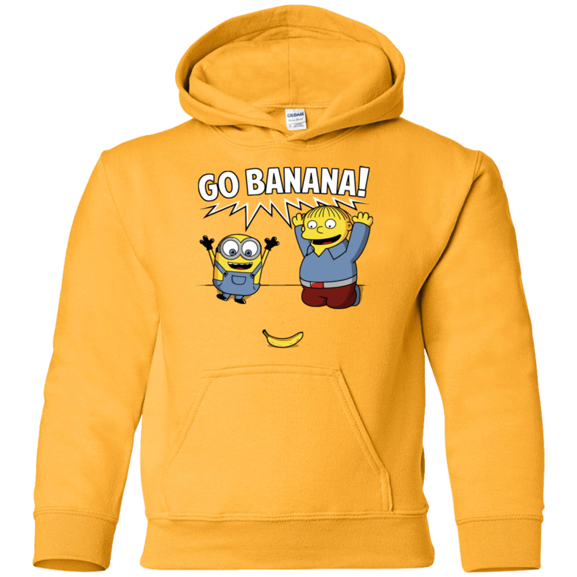 Sweatshirts Gold / YS Go Banana! Youth Hoodie