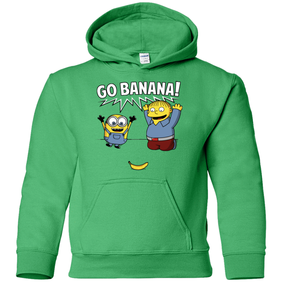 Sweatshirts Irish Green / YS Go Banana! Youth Hoodie