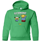 Sweatshirts Irish Green / YS Go Banana! Youth Hoodie