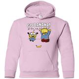 Sweatshirts Light Pink / YS Go Banana! Youth Hoodie