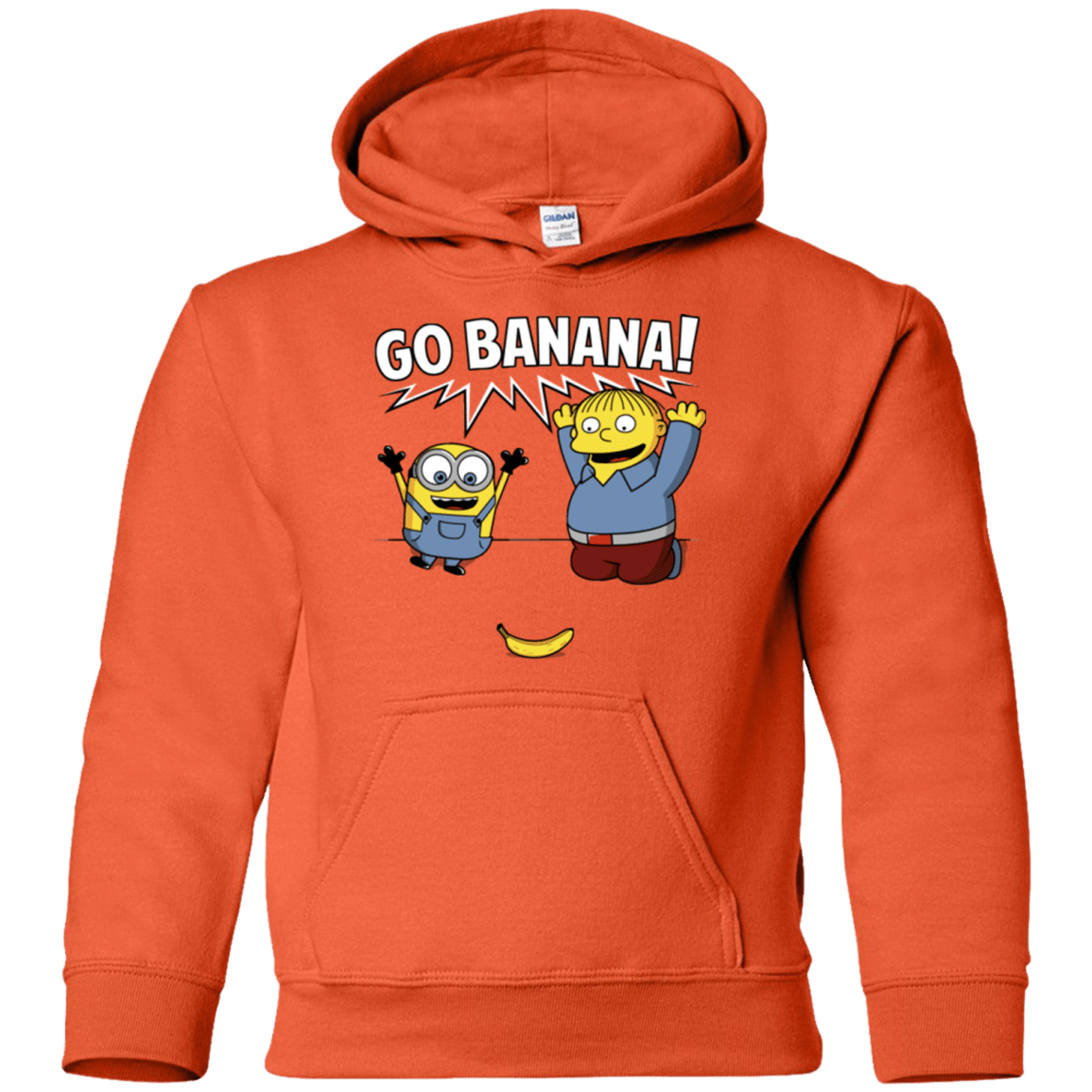 Sweatshirts Orange / YS Go Banana! Youth Hoodie