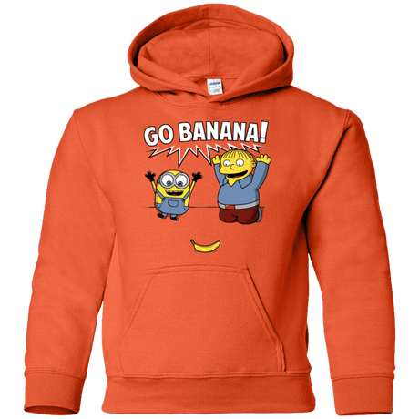 Sweatshirts Orange / YS Go Banana! Youth Hoodie