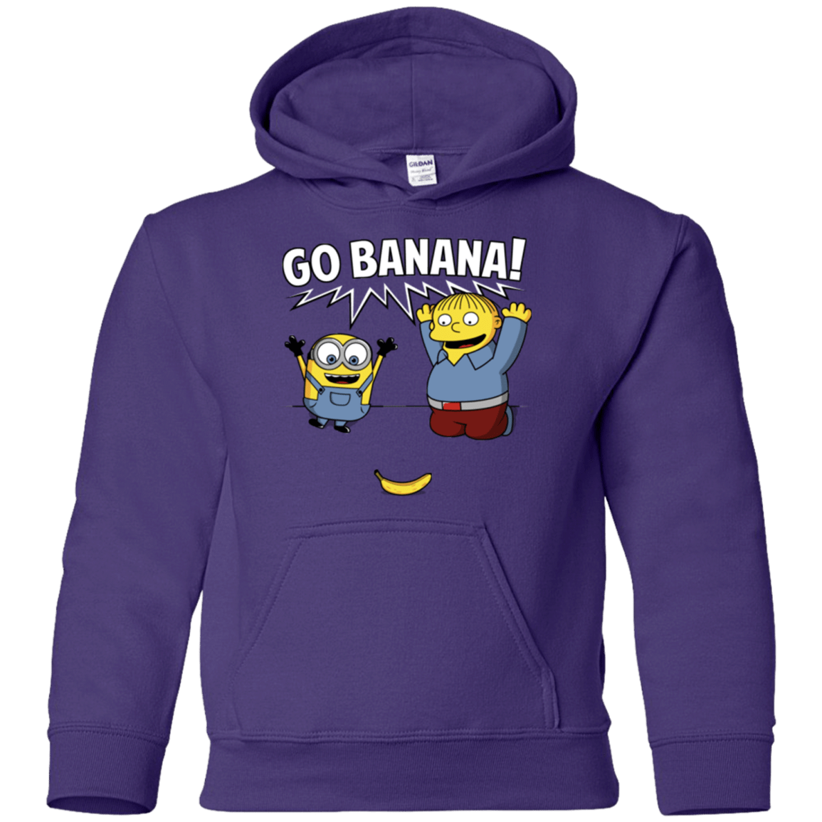Sweatshirts Purple / YS Go Banana! Youth Hoodie