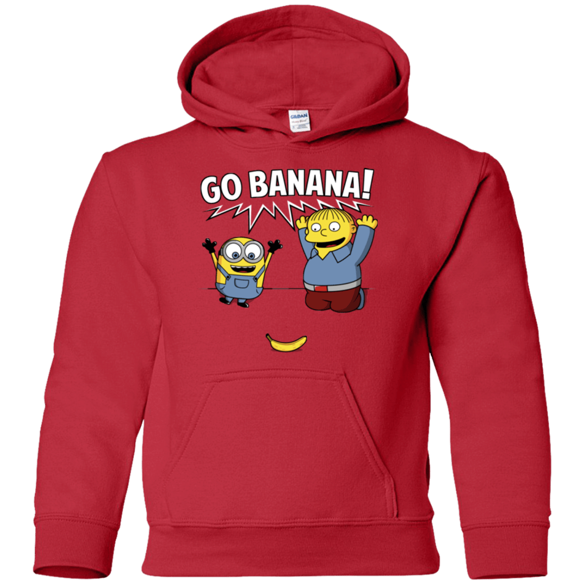 Sweatshirts Red / YS Go Banana! Youth Hoodie