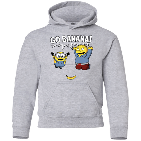 Sweatshirts Sport Grey / YS Go Banana! Youth Hoodie