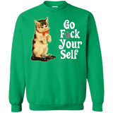 Sweatshirts Irish Green / Small Go fck yourself Crewneck Sweatshirt