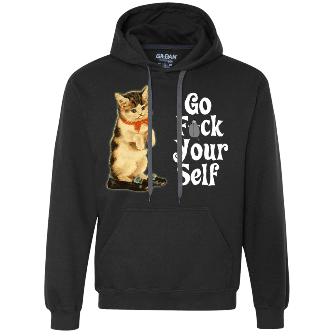 Sweatshirts Black / Small Go fck yourself Premium Fleece Hoodie