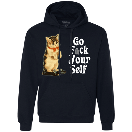 Sweatshirts Navy / Small Go fck yourself Premium Fleece Hoodie
