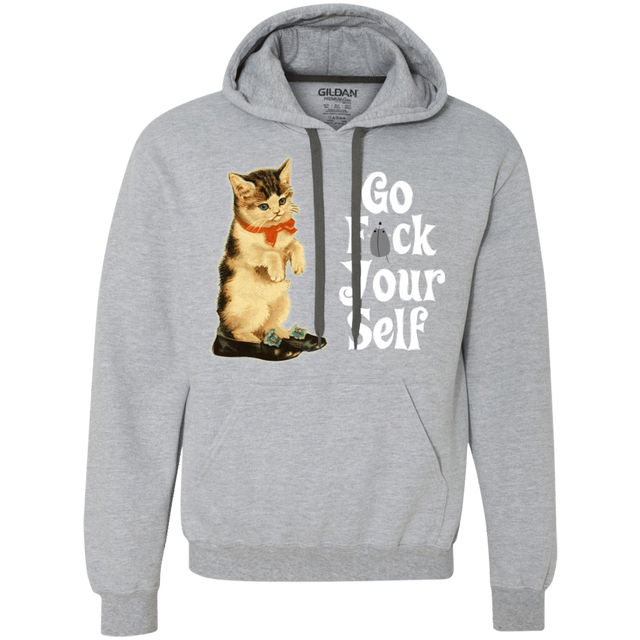 Sweatshirts Sport Grey / Small Go fck yourself Premium Fleece Hoodie