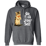 Sweatshirts Dark Heather / Small Go fck yourself Pullover Hoodie