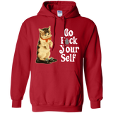 Sweatshirts Red / Small Go fck yourself Pullover Hoodie