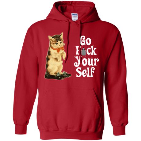 Sweatshirts Red / Small Go fck yourself Pullover Hoodie