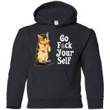 Sweatshirts Black / YS Go fck yourself Youth Hoodie