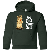 Sweatshirts Forest Green / YS Go fck yourself Youth Hoodie
