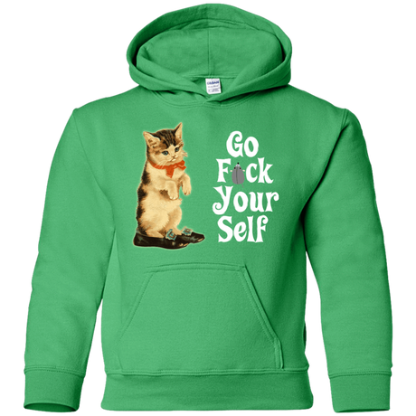 Sweatshirts Irish Green / YS Go fck yourself Youth Hoodie