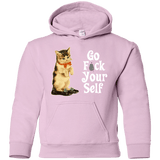 Sweatshirts Light Pink / YS Go fck yourself Youth Hoodie