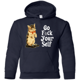 Sweatshirts Navy / YS Go fck yourself Youth Hoodie