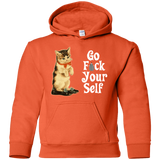 Sweatshirts Orange / YS Go fck yourself Youth Hoodie