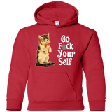 Sweatshirts Red / YS Go fck yourself Youth Hoodie