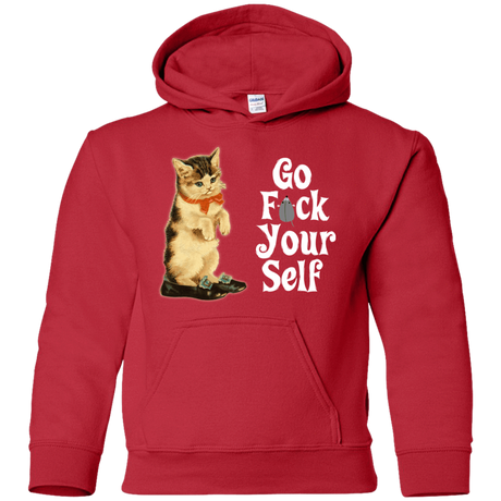 Sweatshirts Red / YS Go fck yourself Youth Hoodie