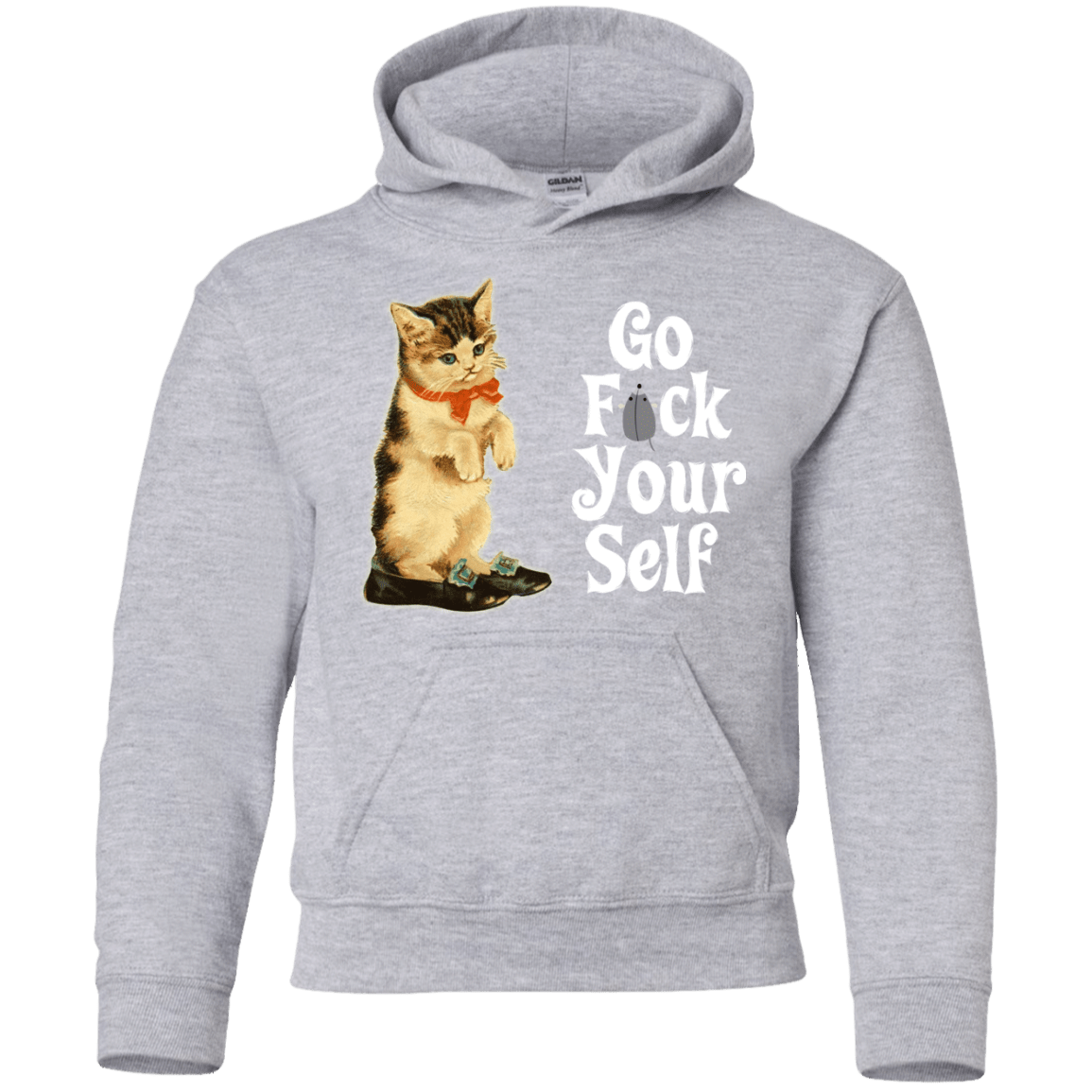 Sweatshirts Sport Grey / YS Go fck yourself Youth Hoodie