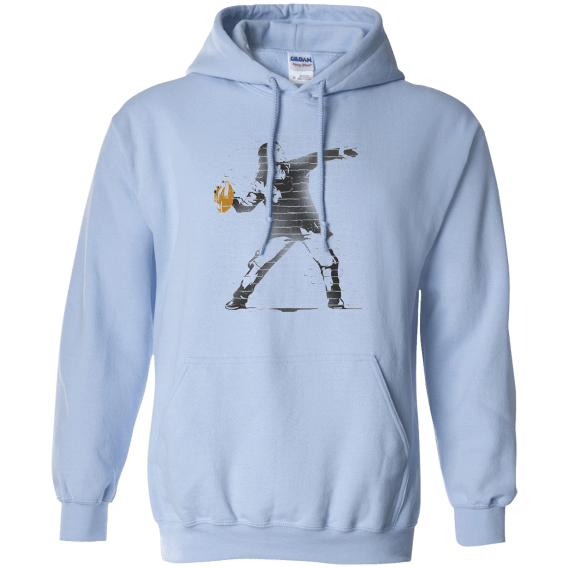 Sweatshirts Light Blue / Small GO LONG MARK Pullover Hoodie