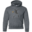 Sweatshirts Dark Heather / YS GO LONG MARK Youth Hoodie