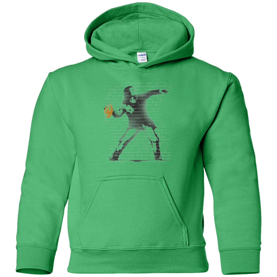 Sweatshirts Irish Green / YS GO LONG MARK Youth Hoodie