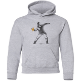 Sweatshirts Sport Grey / YS GO LONG MARK Youth Hoodie