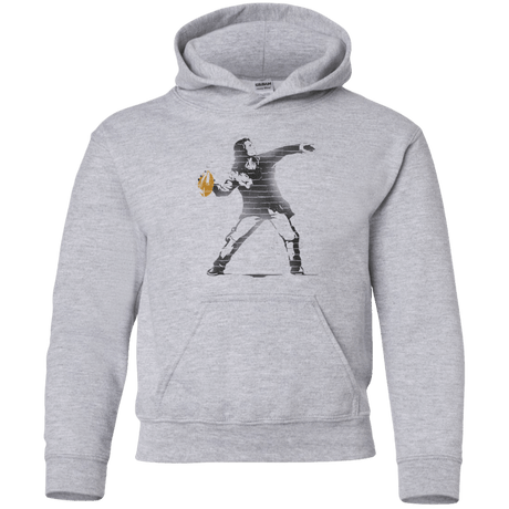 Sweatshirts Sport Grey / YS GO LONG MARK Youth Hoodie