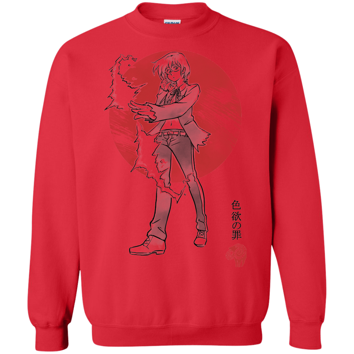 Sweatshirts Red / S Goat Lust Crewneck Sweatshirt