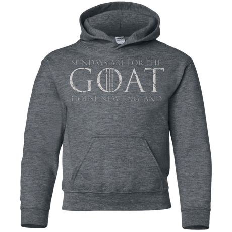 Sweatshirts Dark Heather / YS GOAT Youth Hoodie