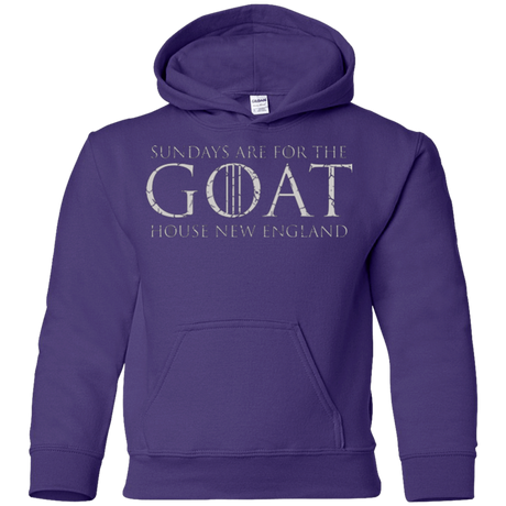 Sweatshirts Purple / YS GOAT Youth Hoodie