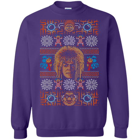 Sweatshirts Purple / Small Goblin Christmas Crewneck Sweatshirt
