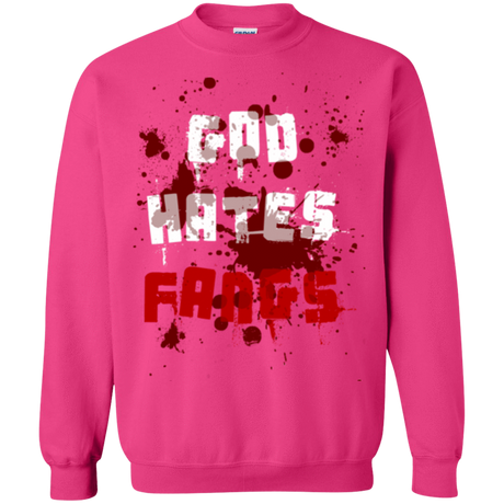 Sweatshirts Heliconia / Small God hates fangs Crewneck Sweatshirt