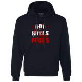 Sweatshirts Navy / Small God hates fangs Premium Fleece Hoodie
