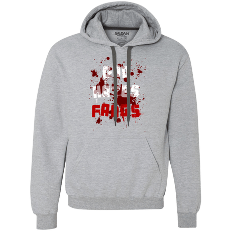 Sweatshirts Sport Grey / Small God hates fangs Premium Fleece Hoodie