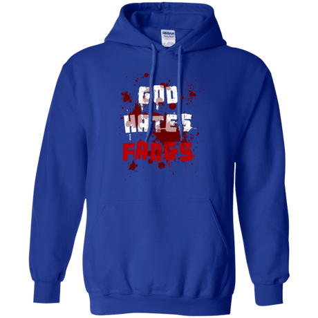 Sweatshirts Royal / Small God hates fangs Pullover Hoodie